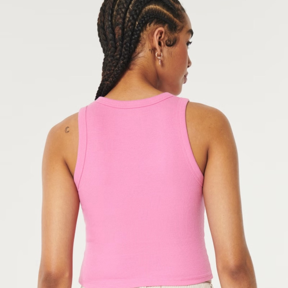 Pink crop top